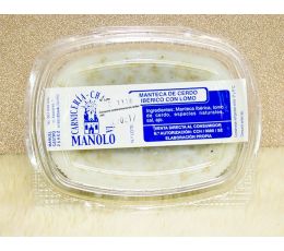 Manteca de Lomo Blanca de Carnicería Manolo -250gr